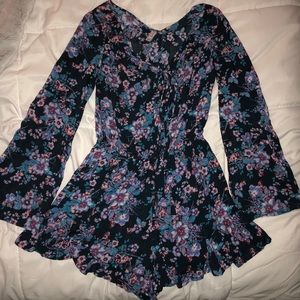 Floral Flowy Romper